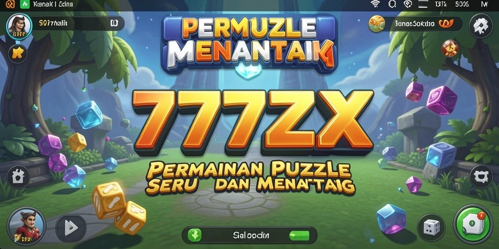 Tampilan gameplay Puzzle yang mengasyikkan dan penuh warna.