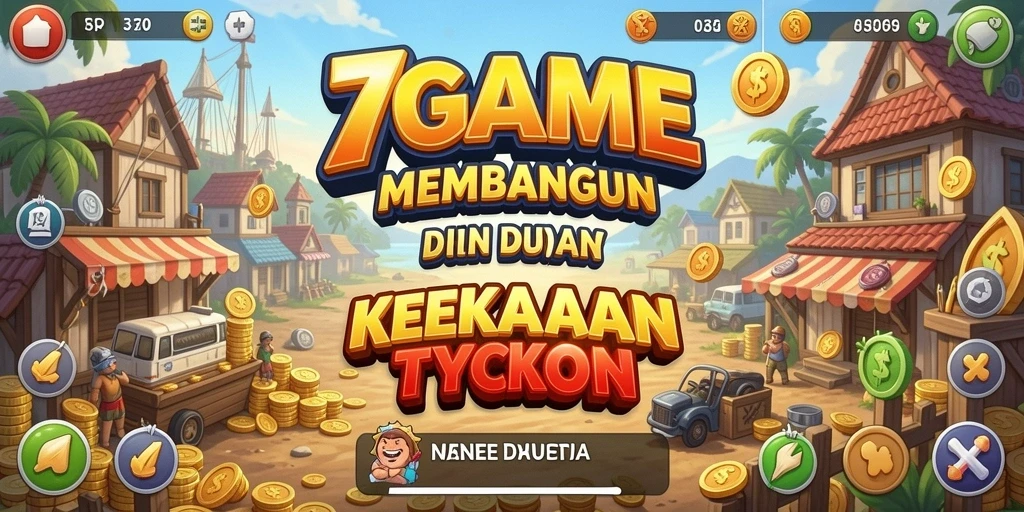 Tampilan gameplay 7GAME dengan elemen Tycoon yang menarik.