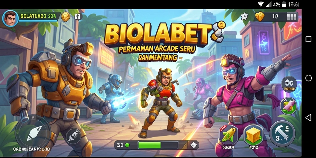 Screenshot gameplay BIOLABET, menunjukkan aksi seru dan tantangan menantang.