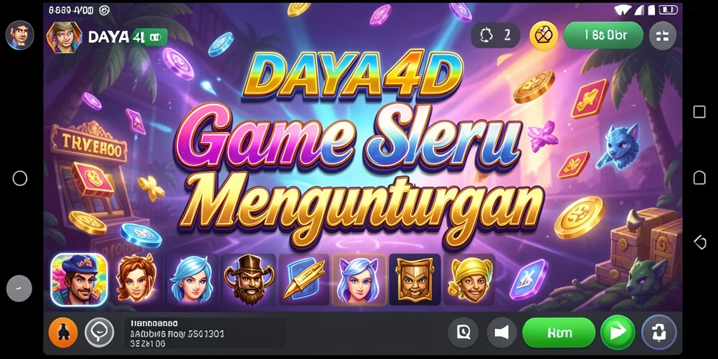 Screenshot gameplay menarik dari aplikasi Slot DAYA4D.