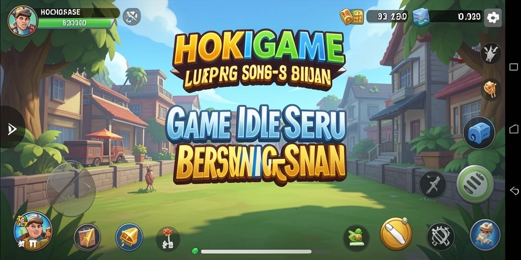 Screenshoot gameplay HOKIGAME menampilkan aksi menarik dalam pengelolaan sumber daya.
