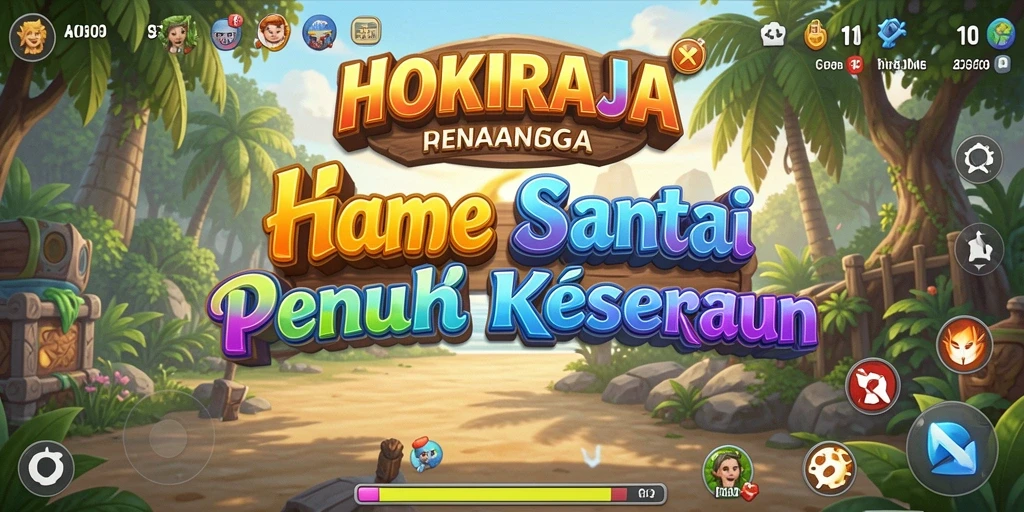 Tampilan gameplay HOKIRAJA yang seru dan menawan.