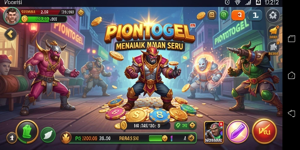Tampilan pengalaman bermain di PIONTOGEL dengan grafis yang canggih.