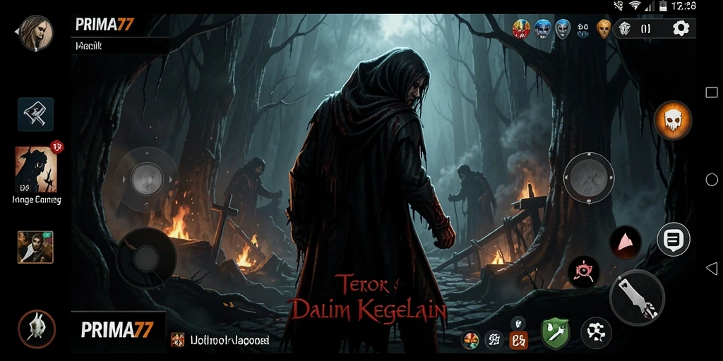 Gameplay PRIMA77 yang menegangkan dan menyeramkan.
