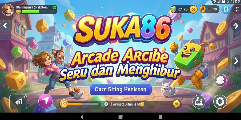Tampilan gameplay seru dan penuh tantangan di SUKA86.