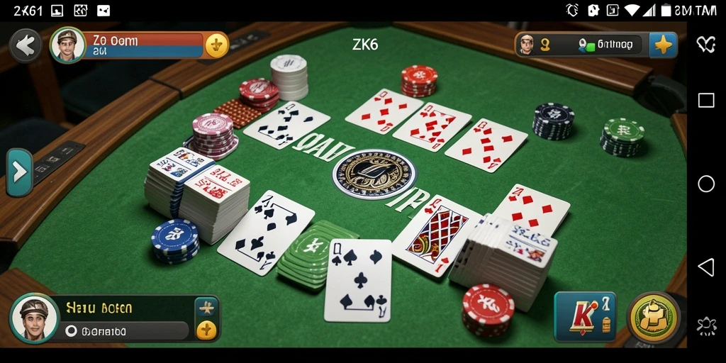 Tampilan gameplay ZK6 yang seru dan interaktif.
